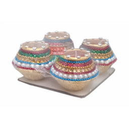 Diwali Diya Wax 4pcs No - 16