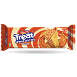 Britannia Cream Wafer - Orange