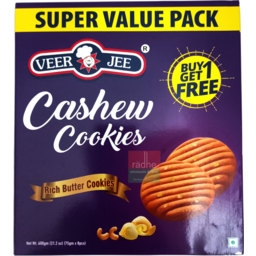 Veer Jee Cookies - Cashew