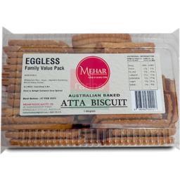 Mehar Atta Biscut - Eggless