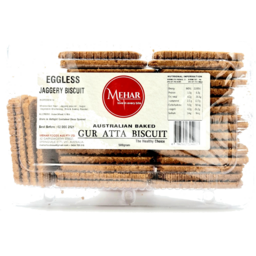 Mehar Gur Atta Biscuit - Egg Less