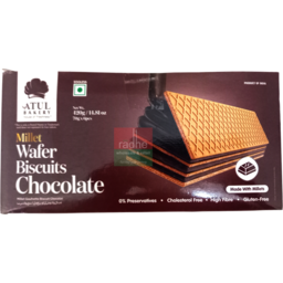Atul Millet Wafer Biscuits Chocolate 6pack x