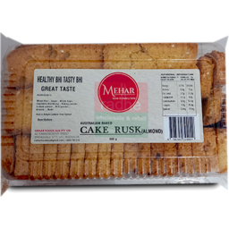 Mehar Almond Cake Rusk