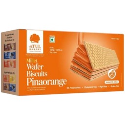 Atul Millet Wafer Biscuits Pine Orange 6pack x
