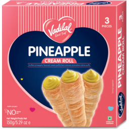 Vadilal Cream Roll- Pineapple