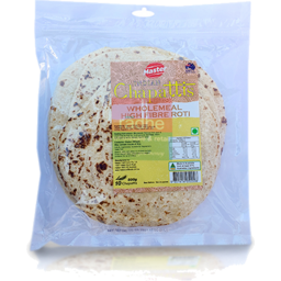Master Indian Chapati - Whole Meal Roti High Fibre 10pcs