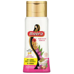 Meera Hair Wash Powder Fenugreek, Small Onion & 16 Herbs Best Before: 31/​03/​2025