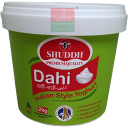 Suddh Dahi Indian Style Yoghurt
