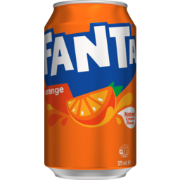 Fanta Orange Soft Drink Can