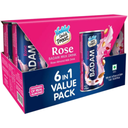 Vadilal Drink- Rose Almond Milk 6cans