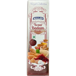 Mala's Kesar Badam Crush Syrup -750ml