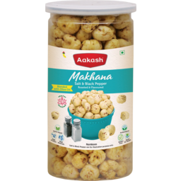 Aakash Makhana- Salt & Black Pepper