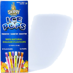 Skippi Ice Pops Blue 6 Flavours- 12pc