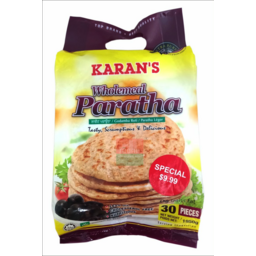 Karan's Paratha Wholmeal 30pcs