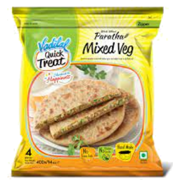 Vadilal Mix Veg Paratha 4 Pcs