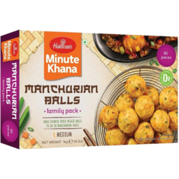 Haldiram's Manchurian Ball 80pcs - Bulk Pack