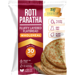 Taj Paratha - Wholemeal 30pcs