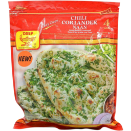 Deep Naan - Chilli Coriander 4pcs