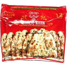 Deep Naan - Garlic 12pcs