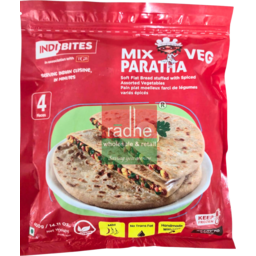 Indi Bites Paratha - Mix Veg pcs