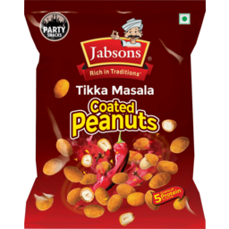 Jabsons Tikka Masala Coated Peanuts-150g