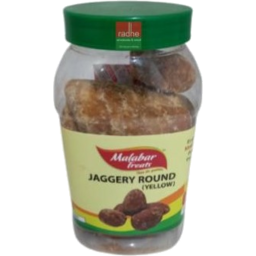 Malabar Treats Jaggery Round Yellow Jar
