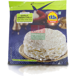 Yash Garlic Green Chili Papad