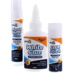 Glue Assorted 3pack