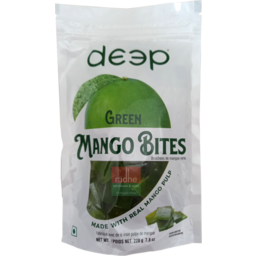 Deep Green Mango Bites