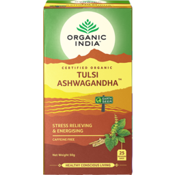 Organic India Tea - Tulsi Ashwagandha