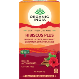 Organic India Hibiscus Plus Tea
