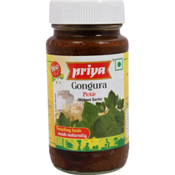 Priya Pickle - Gongura Without Garlic