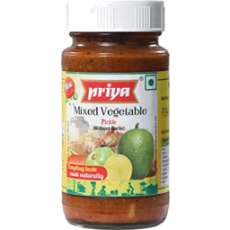 Priya Pickle - Mix Vegetable Without Garlic