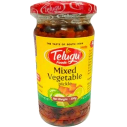 Telugu Pickle - Mixed Vegetable With Garlic