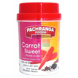 Pachranga Pickle - Carrot Sweet Best Before: 30/​09/​2025