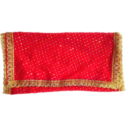 Mataji Chunri Red 1/​2 Mtr