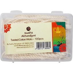 Swaha Akhand Jyot White 100pcs