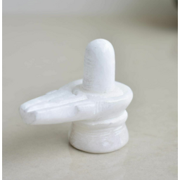 Shivling 2inch White Stone