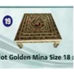 Golden Bajot Mina 18x18 No - 19
