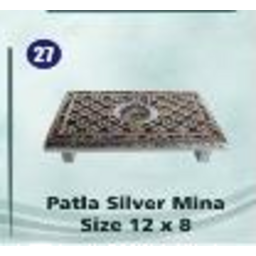 Silver Patla Mina 12x8
