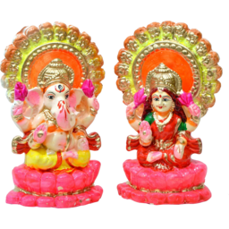 Laxmi or Ganesh Clay Idol 4 Inch each - Please write which Idol you want in NOTE Section