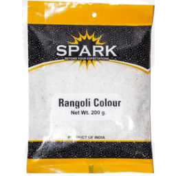 Spark Rangoli Clr - White