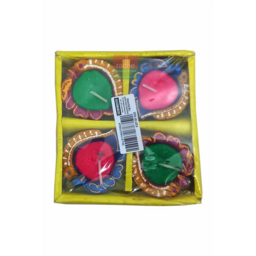 Diwali Diya Wax 4pcs No - 19