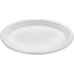 Sugarcane 10Inc Round Plates - 40pc