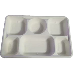 Sugarcane 6 Compartment Plate 20pc