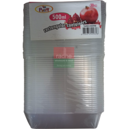 Plastic Containers Rectangular Pcs