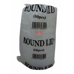 Plastic Rnd Contnr 8oz Lid