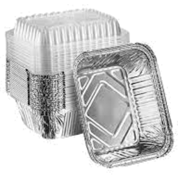 Home Master Foil Baking Trays With Lids 18pack