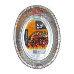 BBQ Oval Foil Tray 1pack