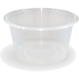 Party 16oz Round Container with Lid 25pcs